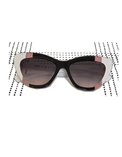 Moschino Signature Bear Icon Oversized Sunglasses